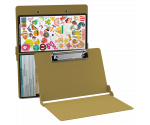 WhiteCoat Clipboard® - Tactical Brown Child Life Specialist Edition